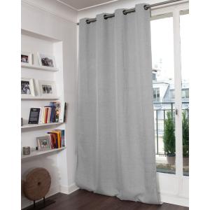 Rideau Phonique Oeillets Gris MC733 130x260