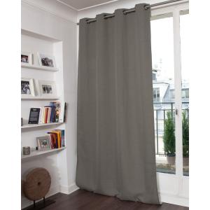 Rideau Phonique Oeillets Gris MC740 130x260