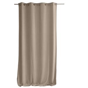 Rideau tamisant en velours naturel