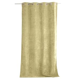 Rideau thermique en velours doublé polaire vert tilleul 140…
