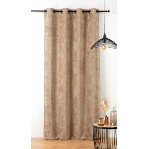 Rideau thermique obscurcissant et phonique taupe 135x260cm