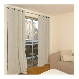 Rideau thermique occultant en velours côtelé 140x260 cm - N…