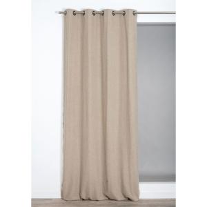 Rideau thermique Oeillet Beige MC632 140x260