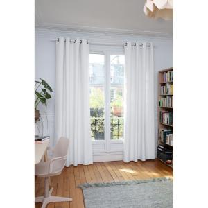 Rideau thermique Oeillets Blanc MC720 130x250