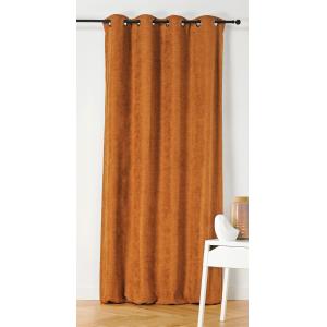 Rideau thermique phonique et obscurcissant camel 140x260cm