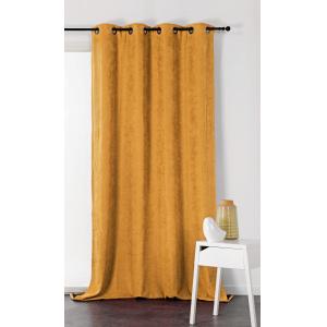 Rideau thermique phonique et obscurcissant moutarde 140x260…