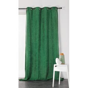 Rideau thermique phonique et obscurcissant vert 140x260cm