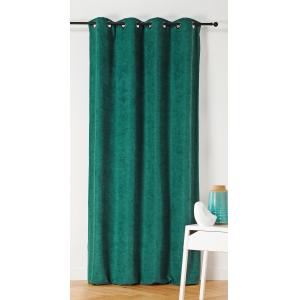 Rideau thermique phonique et obscurcissant vert foncé 140x2…