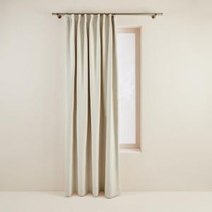 Rideau tissu obscurcissant à 80% blanc 145x280 cm