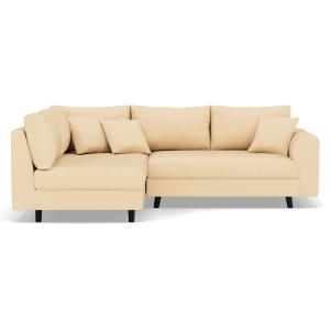 Rune - canapé d'angle gauche 4 places en simili