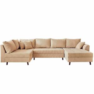 Rune - canapé panoramique d'angle gauche - 7 places - en ve…