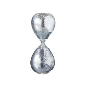 Sablier maison du monde paillettes argent 20cm