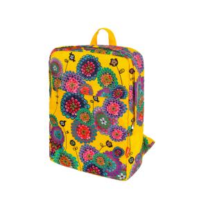 Sac à dos 12 litres  jaune coton 28 x 11 x 40 cm