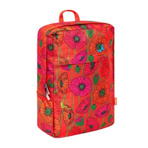 Sac à dos 12 litres  rouge coton 28 x 11 x 40 cm