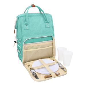 Sac à dos pique-nique isotherme Turquoise - 2 personnes
