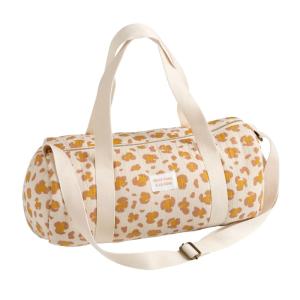 Sac bowling en gaze de coton léopard