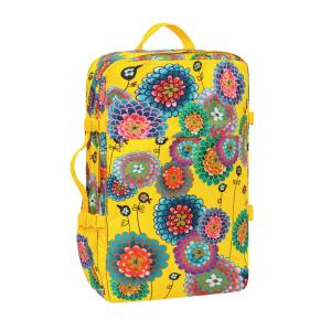 Sac cabine  jaune coton 34 x 16 x 50 cm