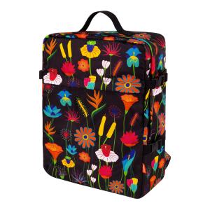 Sac cabine  noir coton 34 x 16 x 50 cm