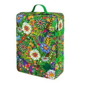 Sac cabine  vert coton 34 x 16 x 50 cm