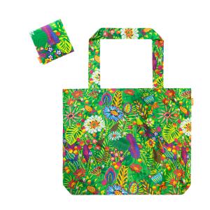 Sac de courses  vert polyester 48 x 38 x 7 cm