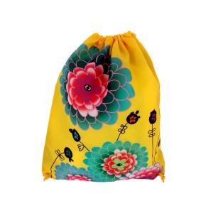 Sac de natation  jaune polyester 34 x 28 x 0 cm