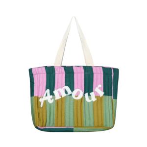 Sac de plage vert 45 x 35 x 10 cm