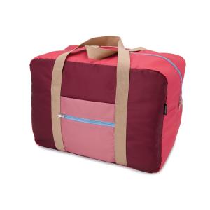 Sac de voyage en polyester rose