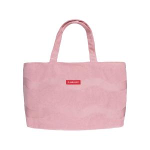 Sac de voyage polyester ondulé rose