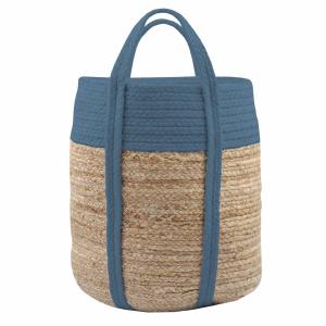 Sac déco en jute pétrole
