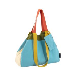 Sac en toile de coton bleu