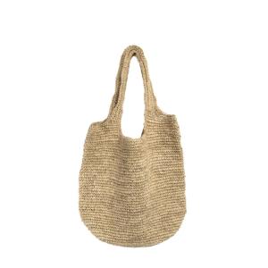 Sac fourre-tout en raphia naturel 50x17 cm