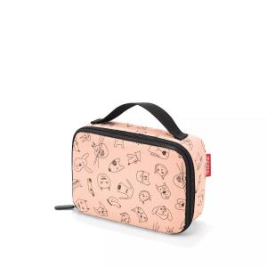 Sac isotherme enfant  chat et chien en polyester  rose