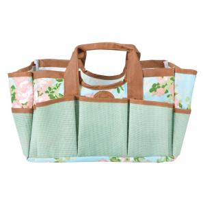 Sac outils jardinage imprimé roses