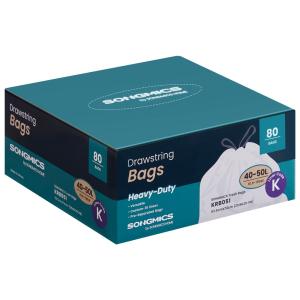 Sacs poubelles résistants pour poubelles de cuisine 50l 80p…
