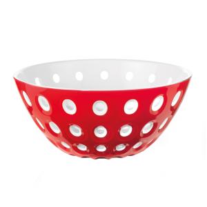 Saladier 20 cm   rouge et blanc en plastique  multicolore