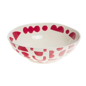 Saladier   23 cm blanc cassé en grès