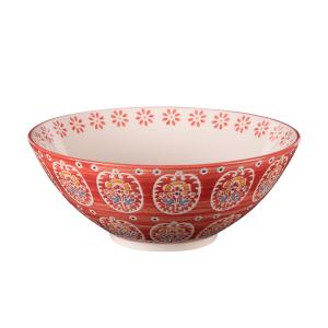 Saladier   23 cm rouge en grès