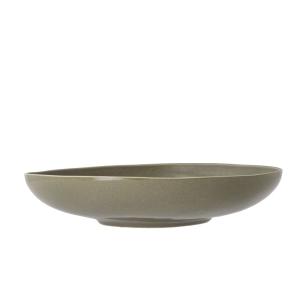 Saladier 28cm en grès marron chaud