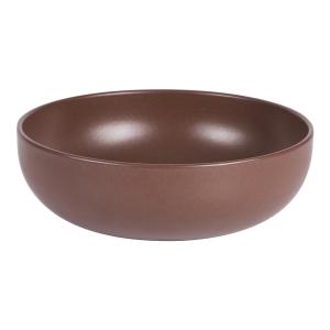 Saladier   Choco 26 cm marron en grès