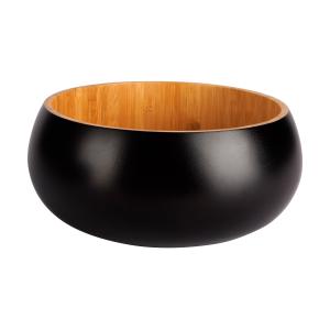 Saladier en Bambou, noir, D 19,5 cm