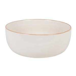 Saladier en céramique beige