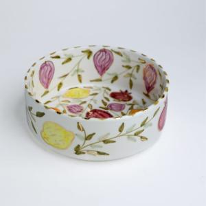 Saladier en céramique motifs fruits D18CM