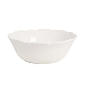 Saladier en grès blanc