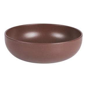 Saladier Uno Choco 26 cm marron en grès