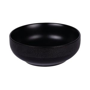 Saladier Vésuvio  16,5 cm noir en grès