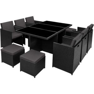 Salon de jardin aluminium résine tressée housse de protecti…