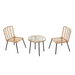 Salon de jardin bas 2 chaises   1 table