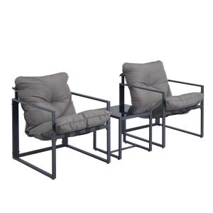 Salons et table de jardin 3 places avec coussins rembourrés…