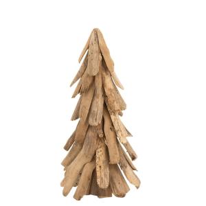 Sapin de Noël fin bois flotté naturel H35cm