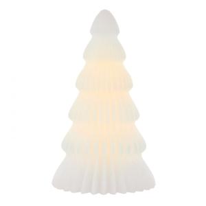 Sapin LED 19cm Blanc